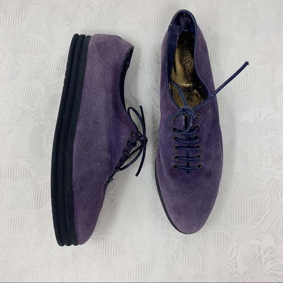 Vintage Yves Saint Laurent Platform Shoe Oxford - Picture 2 of 7